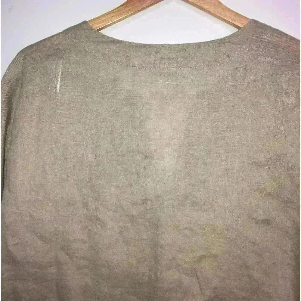 Michael Kors Linen Tunic Top Size M - Picture 7 of 10
